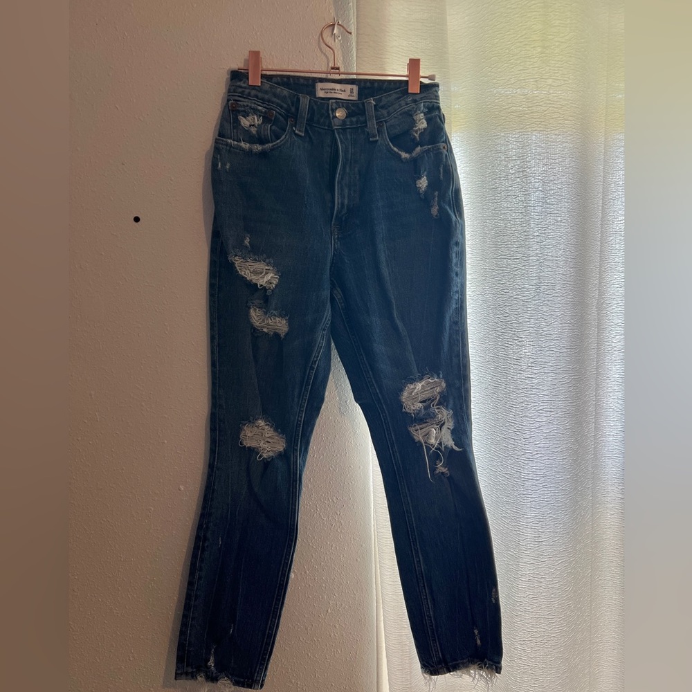 Abercrombie & Fitch High Rise Mom Jean, size 24R